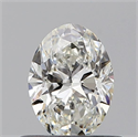Diamante Natural 0.49 quilates, Ovalado , Color H, claridad VS2 y certificado GIA