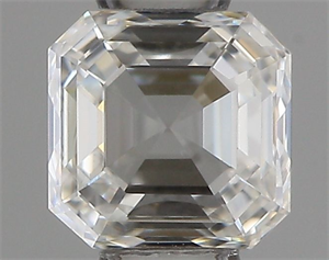 Foto Diamante Natural 0.31 quilates, Asscher , Color F, claridad VVS1 y certificado IGI de