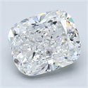 Natural Diamond 2.52 Carats, Cushion with  Cut, F Color, VS1 Clarity and Certified by GIA
