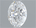 Natural Diamond 0.50 Carats, Oval with  Cut, D Color, SI1 Clarity and Certified by GIA