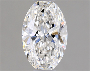 Picture of Natural Diamond 0.50 Carats, Oval with  Cut, G Color, SI1 Clarity and Certified by GIA