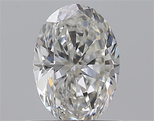 Foto Diamante Natural 0.70 quilates, Ovalado , Color H, claridad VVS2 y certificado GIA de