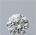 Diamante Natural 0.40 quilates, Redondo , Color K, claridad VVS1 y certificado GIA