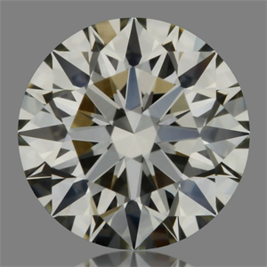 Picture of Natural Diamond 0.41 Carats, Round with Excellent Cut, L Color, IF Clarity and Certified by GIA