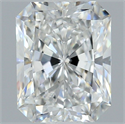 Natural Diamond 1.30 Carats, Radiant with  Cut, F Color, VS1 Clarity and Certified by GIA
