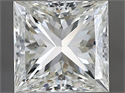 Natural Diamond 1.20 Carats, Princess with  Cut, J Color, VS1 Clarity and Certified by GIA