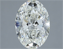 Natural Diamond 1.52 Carats, Oval with  Cut, I Color, VS1 Clarity and Certified by IGI