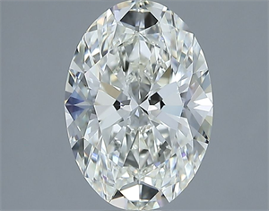 Picture of Natural Diamond 1.52 Carats, Oval with  Cut, I Color, VS1 Clarity and Certified by IGI