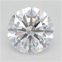 Lab Grown Diamond 4.41 Carats, Round with Excellent Cut, E Color, IF Clarity and Certified by GIA