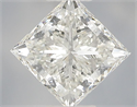 Natural Diamond 0.70 Carats, Princess with  Cut, G Color, VVS2 Clarity and Certified by IGI