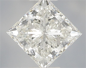 Picture of Natural Diamond 0.70 Carats, Princess with  Cut, G Color, VVS2 Clarity and Certified by IGI