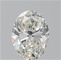 Natural Diamond 1.52 Carats, Oval with  Cut, I Color, VVS1 Clarity and Certified by GIA