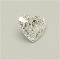 Natural Diamond 0.37 Carats, Heart with  Cut, F Color, VS1 Clarity and Certified by GIA