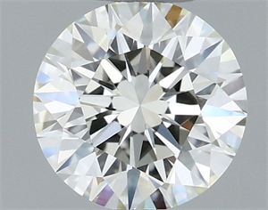 Picture of Natural Diamond 0.50 Carats, Round with Excellent Cut, J Color, IF Clarity and Certified by IGI