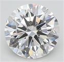 Del inventario de diamantes de laboratorio, 3.49 quilates, Redondo , Color F, claridad FL y certificado GIA