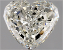 Natural Diamond 0.91 Carats, Heart with  Cut, H Color, VVS1 Clarity and Certified by HRD