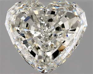 Picture of Natural Diamond 0.91 Carats, Heart with  Cut, H Color, VVS1 Clarity and Certified by HRD