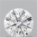 Lab Grown Diamond 0.72 Carats, Round with Ideal Cut, D Color, VS1 Clarity and Certified by IGI