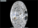 Natural Diamond 1.52 Carats, Oval with  Cut, E Color, I1 Clarity and Certified by IGI