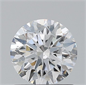 Natural Diamond 0.80 Carats, Round with Excellent Cut, D Color, SI1 Clarity and Certified by GIA