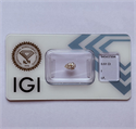 Diamante Natural 0.51 quilates, De pera , Color I, claridad IF y certificado IGI