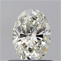 Diamante Natural 0.50 quilates, Ovalado , Color J, claridad SI2 y certificado GIA