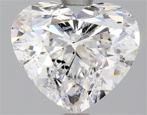 Picture of Natural Diamond 2.01 Carats, Heart with  Cut, D Color, SI2 Clarity and Certified by HRD