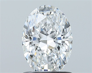 Picture of Natural Diamond 1.01 Carats, Oval with  Cut, D Color, VS2 Clarity and Certified by GIA