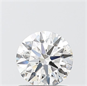 Lab Grown Diamond 1.04 Carats, Round with Ideal Cut, F Color, VVS2 Clarity and Certified by IGI