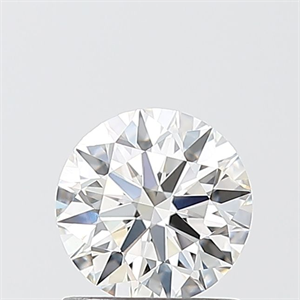 Picture of Lab Grown Diamond 1.04 Carats, Round with Ideal Cut, F Color, VVS2 Clarity and Certified by IGI