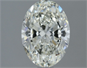 Natural Diamond 1.41 Carats, Oval with  Cut, I Color, VS2 Clarity and Certified by IGI