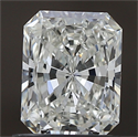 Natural Diamond 1.00 Carats, Radiant with  Cut, I Color, VVS1 Clarity and Certified by GIA