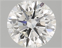 Diamante Natural 0.71 quilates, Redondo , Color I, claridad VVS1 y certificado GIA