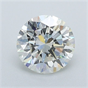 Diamante Natural 0.90 quilates, Redondo , Color J, claridad VVS2 y certificado GIA