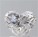 Natural Diamond 2.01 Carats, Heart with  Cut, E Color, VS1 Clarity and Certified by GIA