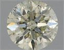 Natural Diamond 0.81 Carats, Round with Very Good Cut, M Color, SI2 Clarity and Certified by IGI