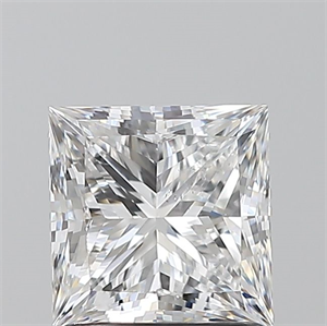 Foto Diamante Natural 1.50 quilates, Princesa , Color E, claridad SI1 y certificado GIA de