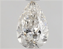 Natural Diamond 0.50 Carats, Pear with  Cut, H Color, VS2 Clarity and Certified by GIA