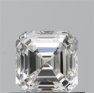 Picture of Natural Diamond 0.70 Carats, Asscher with  Cut, I Color, VVS1 Clarity and Certified by GIA