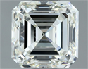 Natural Diamond 1.50 Carats, Asscher with  Cut, I Color, VVS2 Clarity and Certified by IGI