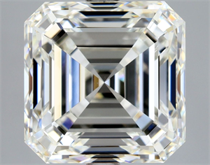 Picture of Natural Diamond 5.50 Carats, Asscher with  Cut, I Color, VS1 Clarity and Certified by GIA