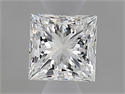 Diamante Natural 0.51 quilates, Princesa , Color F, claridad IF y certificado GIA