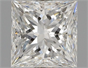 Natural Diamond 0.52 Carats, Princess with  Cut, G Color, SI1 Clarity and Certified by GIA