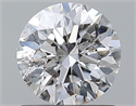 Natural Diamond 1.06 Carats, Round with Excellent Cut, E Color, SI2 Clarity and Certified by GIA