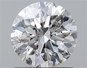 Picture of Natural Diamond 1.06 Carats, Round with Excellent Cut, E Color, SI2 Clarity and Certified by GIA
