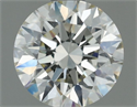 Natural Diamond 0.72 Carats, Round with Excellent Cut, K Color, VVS1 Clarity and Certified by IGI