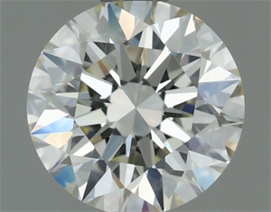 Picture of Natural Diamond 0.72 Carats, Round with Excellent Cut, K Color, VVS1 Clarity and Certified by IGI