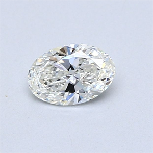 Picture of Natural Diamond 0.40 Carats, Oval with  Cut, H Color, VS1 Clarity and Certified by GIA