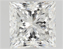 Natural Diamond 1.04 Carats, Princess with  Cut, F Color, VS1 Clarity and Certified by GIA