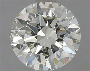 Picture of Natural Diamond 2.50 Carats, Round with Excellent Cut, L Color, VVS2 Clarity and Certified by IGI